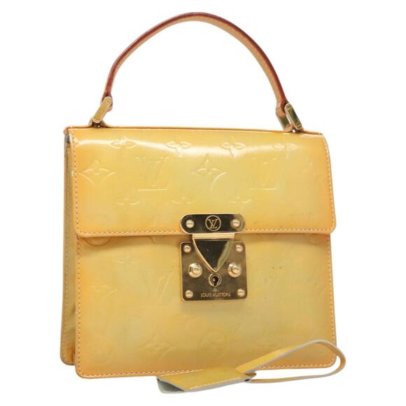 LOUIS VUITTON Monogram Vernis Spring Street Hand Bag Gris M91029 - Picture 1 of 16